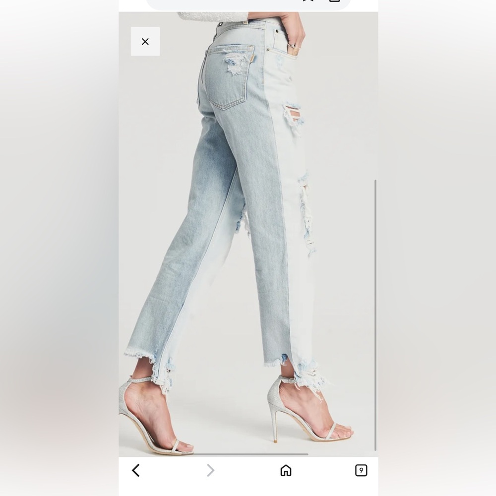Retrofete Maggie Distressed Jeans NWT - Picture 3 of 5
